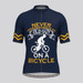 Old Guy On A Bicycle Cycling Jersey - Navy