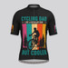Cycling Dad Bike Adventure Men's Cycling Jersey - Black Cycling Dad Bike Adventure Men's Cycling Jersey - Black