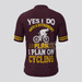 Retirement Plan On Cycling Men's Cycling Jersey - Navy Retirement Plan On Cycling Men's Cycling Jersey - Navy