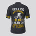 Retirement Plan On Cycling Men's Cycling Jersey - Navy Retirement Plan On Cycling Men's Cycling Jersey - Navy