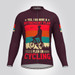 Retirement Plan I Plan On Cycling Men's LS Cycling Jersey - Claret Retirement Plan I Plan On Cycling Men's LS Cycling Jersey - Claret