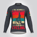 Retirement Plan I Plan On Cycling Men's LS Cycling Jersey - Claret Retirement Plan I Plan On Cycling Men's LS Cycling Jersey - Claret
