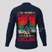 Retirement Plan I Plan On Cycling Men's LS Cycling Jersey - Navy