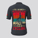 Retirement Plan I Plan On Cycling Men's Cycling Jersey - Claret Retirement Plan I Plan On Cycling Men's Cycling Jersey - Claret