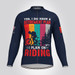 Retirement Plan On Cycling Men's Adventure LS Cycling Jersey - Navy