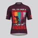 Retirement Plan On Cycling Men's Adventure Cycling Jersey - Claret Retirement Plan On Cycling Men's Adventure Cycling Jersey - Claret