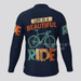 Life is a Beautiful Ride City Men's LS Cycling Jersey - Navy