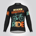 Life is a Beautiful Ride City Men's LS Cycling Jersey - Black
