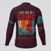 My Life Is Going Downhill Fast Men's LS Cycling Jersey - Claret