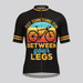 Put Something Fun Between Your Legs Men's Cycling Jersey - Black