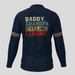Daddy Grandpa Cycling Legend Men's LS Cycling Jersey - Navy Daddy Grandpa Cycling Legend Men's LS Cycling Jersey - Navy