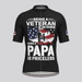 Being A Veteran Is An Honor Being Papa is Priceless Men's Cycling Jersey