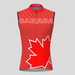 Canada Maple Leaf Men's Sleeveless Cycling Jersey - Red Canada Maple Leaf Men's Sleeveless Cycling Jersey - Red