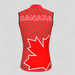 Canada Maple Leaf Men's Sleeveless Cycling Jersey - Red Canada Maple Leaf Men's Sleeveless Cycling Jersey - Red