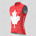 Canada Maple Leaf Men's Sleeveless Cycling Jersey