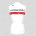 California Republic Men's Sleeveless Cycling Jersey - White