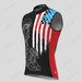 Honor The Fallen USA Flag Men's Sleeveless Cycling Jersey