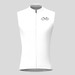 Bike Forever Men's Cycling Sleeveless Jersey White