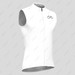 Bike Forever Men's Cycling Sleeveless Jersey White