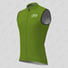 Bike Forever Men's Cycling Sleeveless Jersey Moss