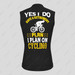 Retirement Plan On Cycling Men's Sleeveless Cycling Jersey - Black