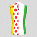 Men's France Cycling Event Classic Color Sleeveless Jersey
