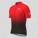 Bike Forever Gradient Dots Men's Cycling Jersey - Red