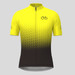 Bike Forever Gradient Dots Men's Cycling Jersey - Yellow