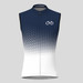 Bike Forever Gradient Dots Men's Sleeveless Cycling Jersey - Navy