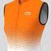 Women's Bike Forever Gradient Dots Sleeveless Cycling Jersey -  Orange