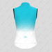 Women's Bike Forever Gradient Dots Sleeveless Cycling Jersey -  Ocean