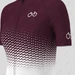 Bike Forever Gradient Dots Women's Cycling Jersey -  Burgundy
