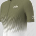 Bike Forever Gradient Dots Women's Cycling Jersey -  Olive