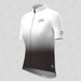 Bike Forever Gradient Dots Women's Cycling Jersey -  White/Black