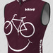 Women's Biking Smile Emoji Sleeveless Cycling Jersey - Claret