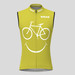 Biking Smile Emoji Men's Sleeveless Cycling Jersey - Willow