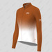 Bike Forever Gradient Dots Women's LS Cycling Jersey -  Caramel Bike Forever Gradient Dots Women's LS Cycling Jersey -  Caramel