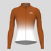 Bike Forever Gradient Dots Women's LS Cycling Jersey -  Caramel Bike Forever Gradient Dots Women's LS Cycling Jersey -  Caramel
