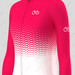 Bike Forever Gradient Dots Women's LS Cycling Jersey -  Jester red Bike Forever Gradient Dots Women's LS Cycling Jersey -  Jester red