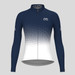 Bike Forever Gradient Dots Women's LS Cycling Jersey -  Navy Bike Forever Gradient Dots Women's LS Cycling Jersey -  Navy