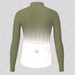 Bike Forever Gradient Dots Women's LS Cycling Jersey -  Olive Bike Forever Gradient Dots Women's LS Cycling Jersey -  Olive