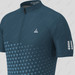 Gradient Triangle Men's Cycling Jersey - Gray Blue