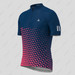 Gradient Triangle Men's Cycling Jersey - Navy/Pink