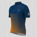 Gradient Triangle Men's Cycling Jersey - Navy/Orange