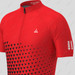 Gradient Triangle Men's Cycling Jersey - Red