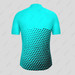 Gradient Triangle Men's Cycling Jersey - Light Blue