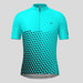 Gradient Triangle Men's Cycling Jersey - Light Blue