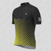 Gradient Triangle Men's Cycling Jersey - Black/Yellow