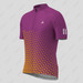 Gradient Triangle Men's Cycling Jersey - Purple/Mustard