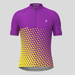 Gradient Triangle Men's Cycling Jersey -Purple/Yellow